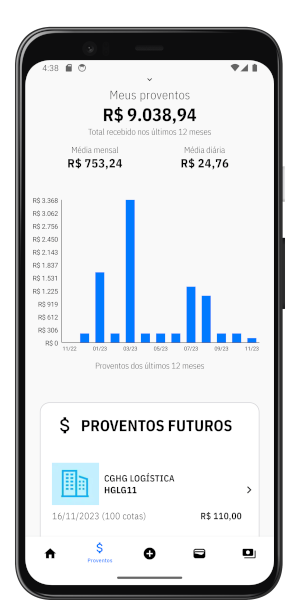 Dividendos e outros proventos