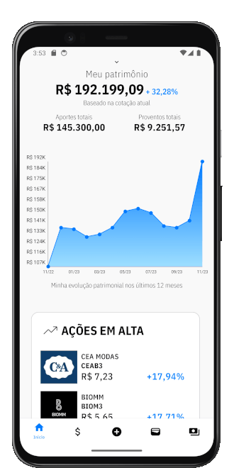 App Zeke Investimentos